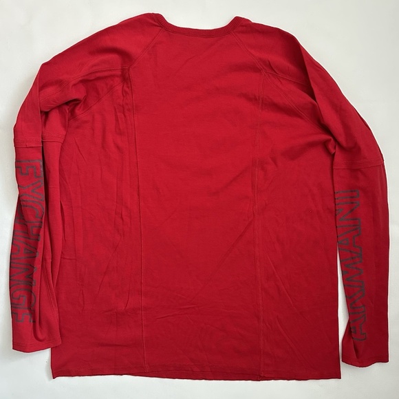 Armani Exchange Red Pullover Long-Sleeve Crew Neck T-Shirt Mens XL - Picture 9 of 14